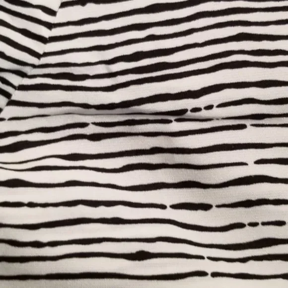 Pinstripe Wrap Tie Waist Blouse - Picture 6 of 6